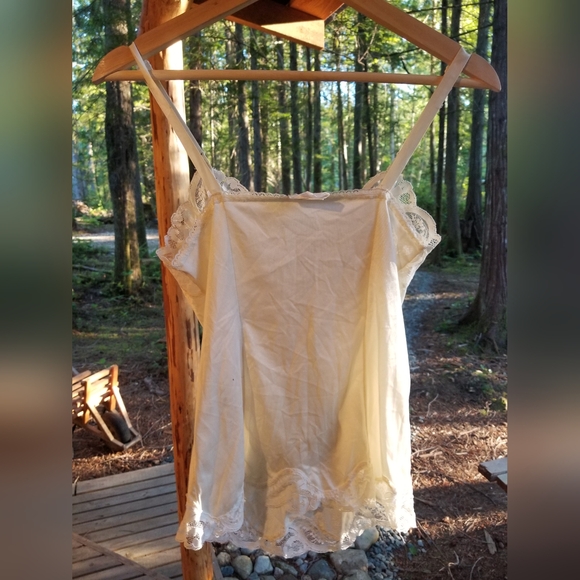 Robe & Shirt Ladies Set Morgan Taylor Intimates Silky Satin Cream White Small - Picture 12 of 12